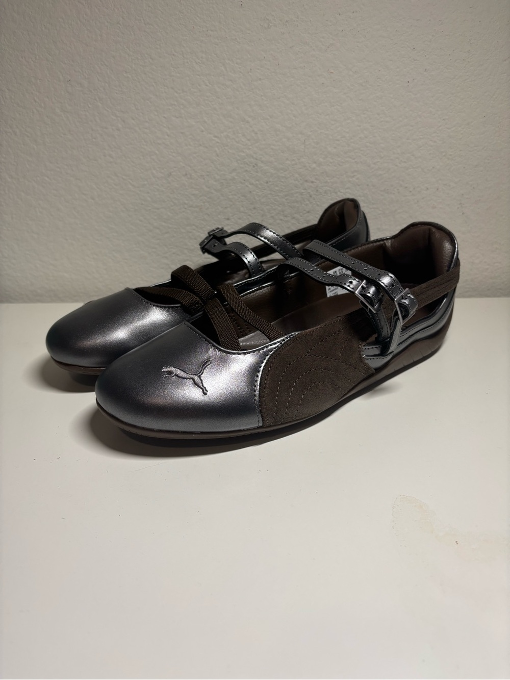 NEW PUMA Speedcat Ballet Lux Chocolate Gum Flats Womens Size 9.5